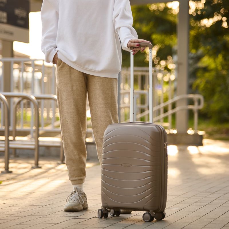 Valigia da viaggio a mano KADVA Brava 40 l beige 14