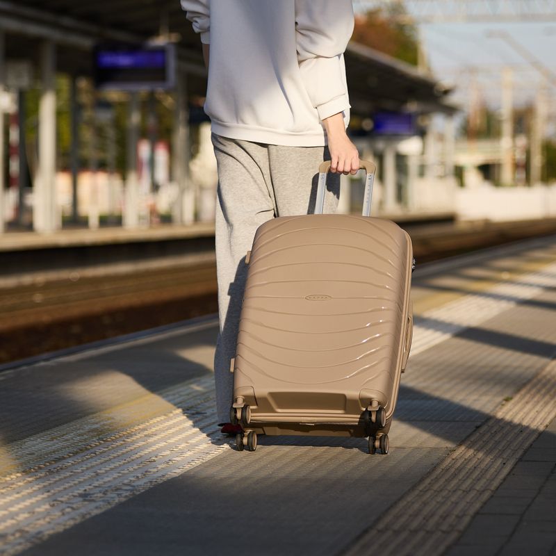 Valigia da viaggio media KADVA Brava 78 l beige 14