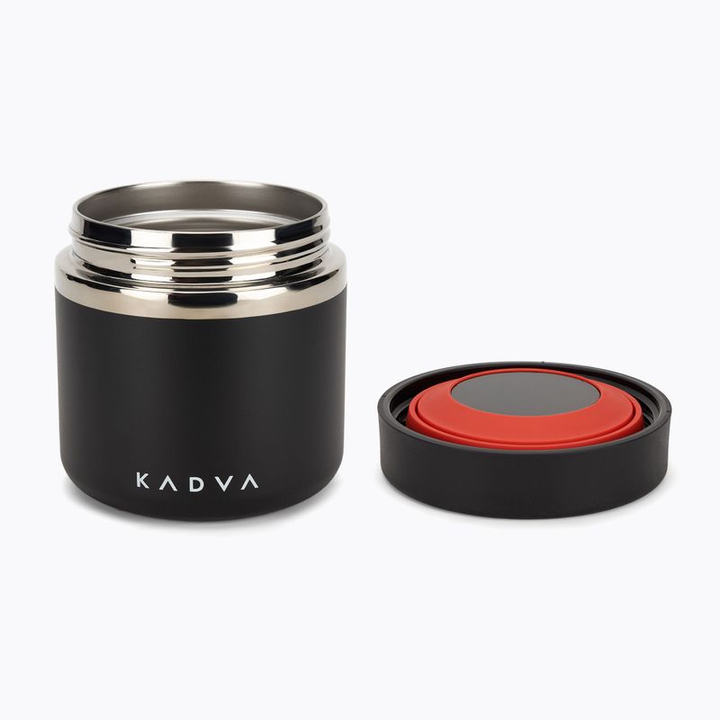 KADVA Eater contenitore isolato per il pranzo 600ml nero 2