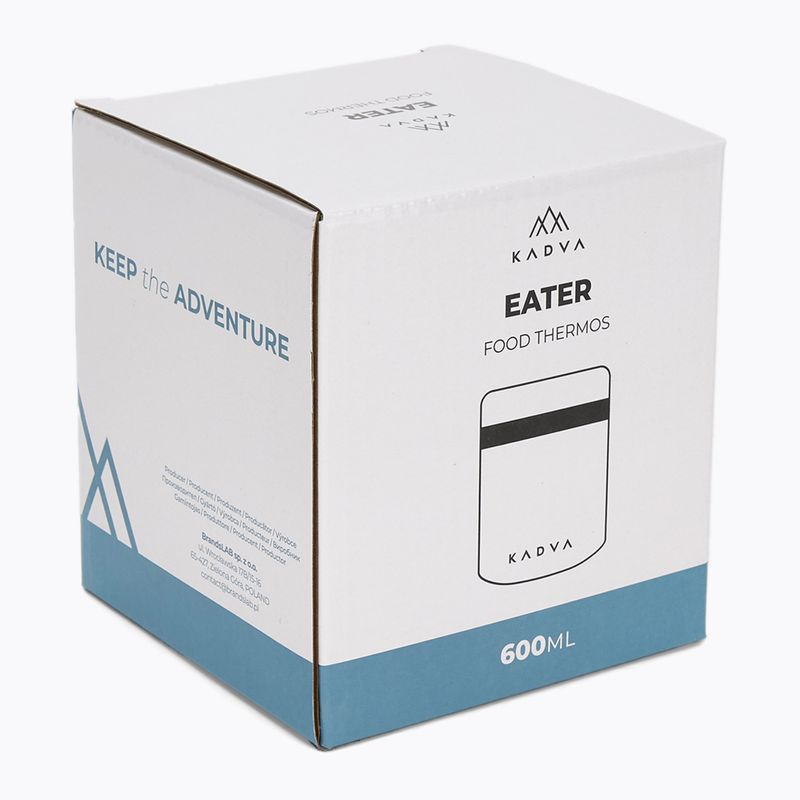 KADVA Eater contenitore isolato per il pranzo 600ml nero 6