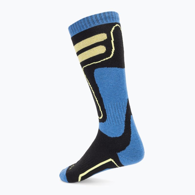 Calze da sci per bambini KADVA Woolan Jrb nero/blu 4