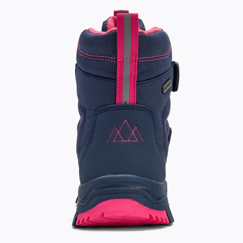 Stivali da neve per bambini KADVA Snowey Mid WaterProof blu/navy/fucsia 7