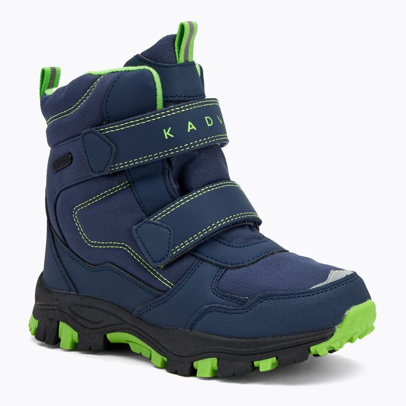 KADVA stivali da neve per bambini Snowey Mid WP blu navy/verde