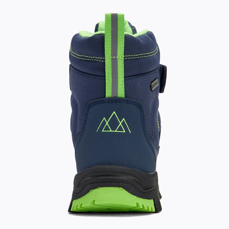Stivali da neve per bambini KADVA Snowey Mid WaterProof blu/verde 7