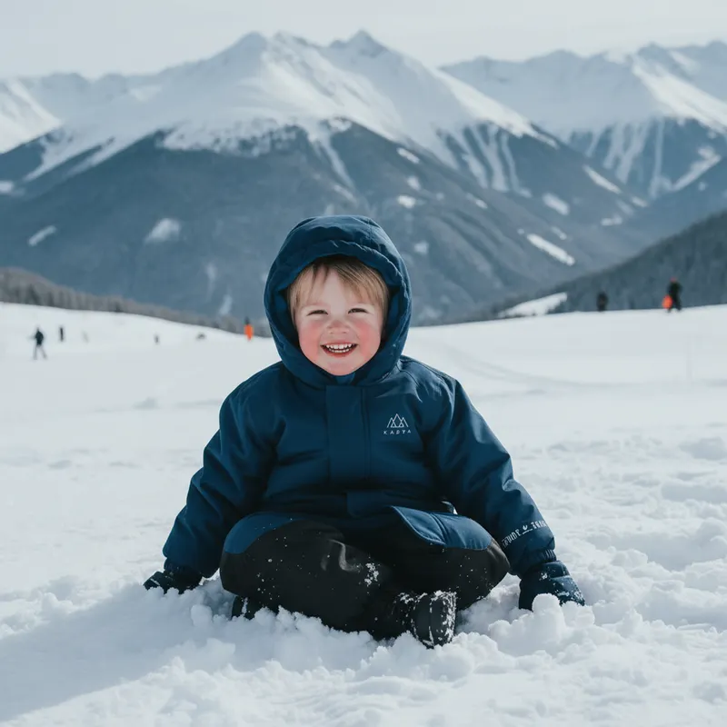 KADVA Kiko Jrb tuta da sci per bambini blu navy 6