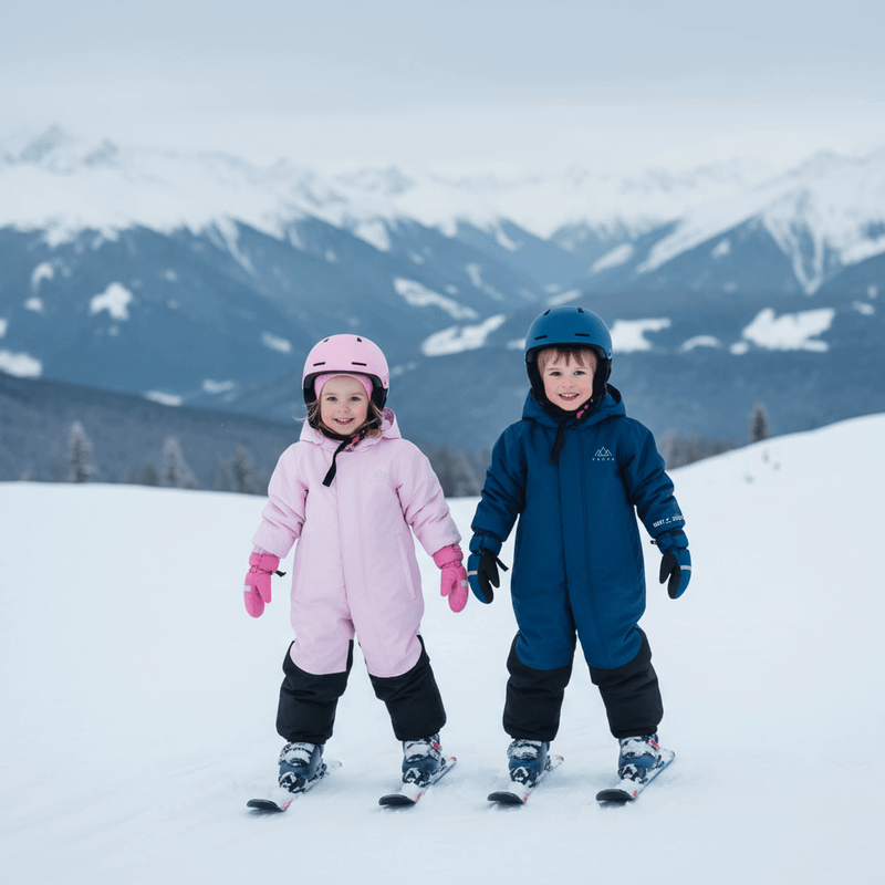 Tuta da sci per bambini KADVA Kiko rosa 8