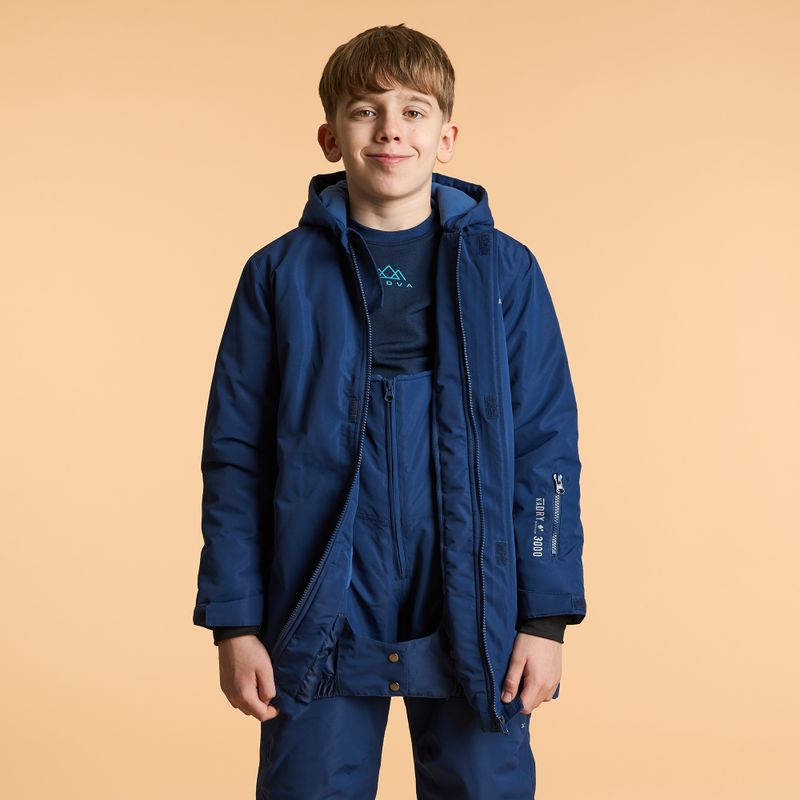 KADVA Skiro Jacket Jrb giacca da sci per bambini blu navy 10
