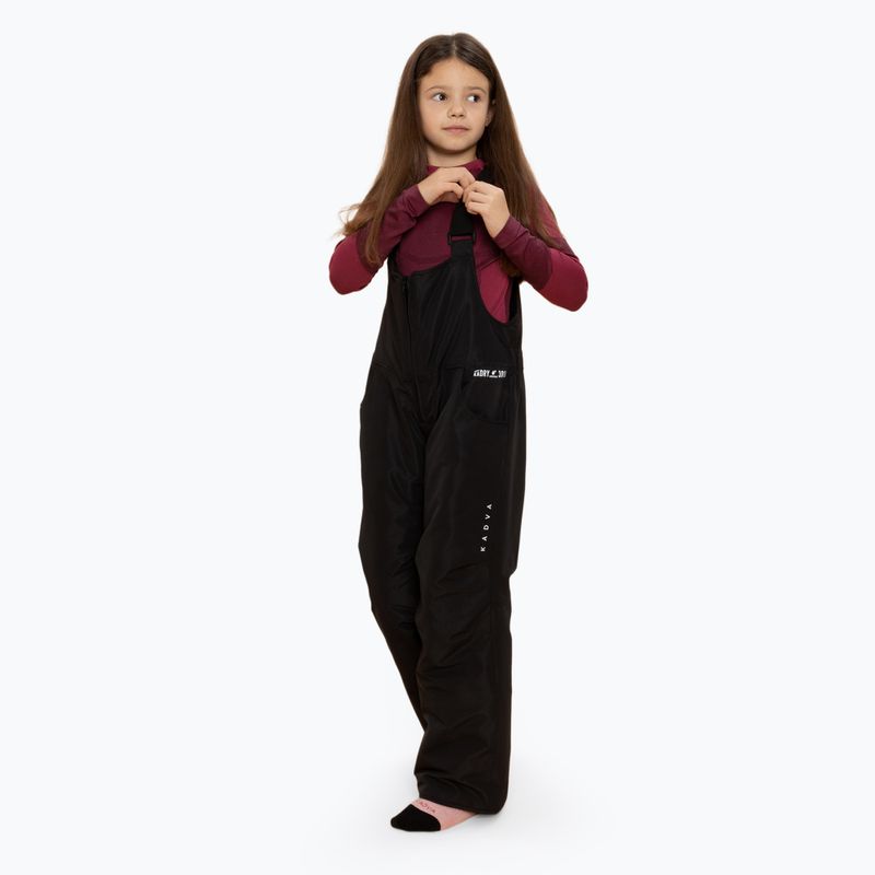 Pantaloni da sci per bambini KADVA Skiro Pants neri 2
