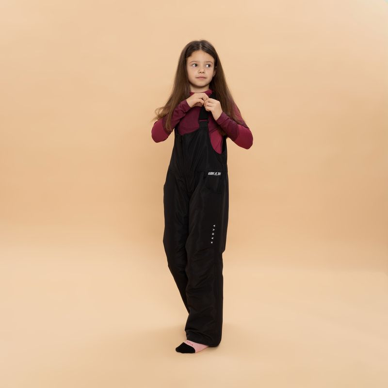 KADVA Skiro Pants Jr pantaloni da sci per bambini nero 3