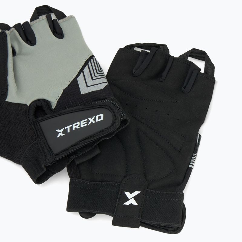 Guanti da palestra TREXO GG1 gray 4