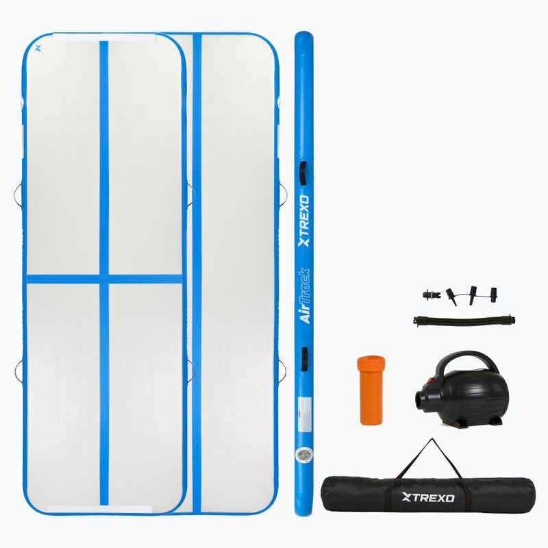 Percorso ginnico TREXO 300 x 15 cm bianco