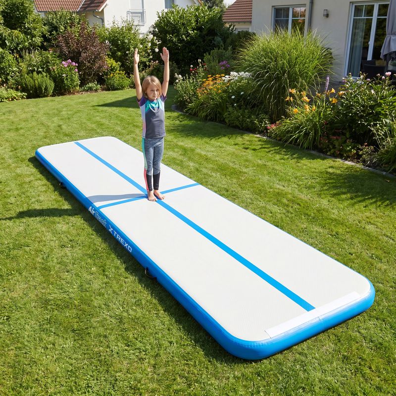 Percorso ginnico XTREXO 400 x 10 cm bianco 10