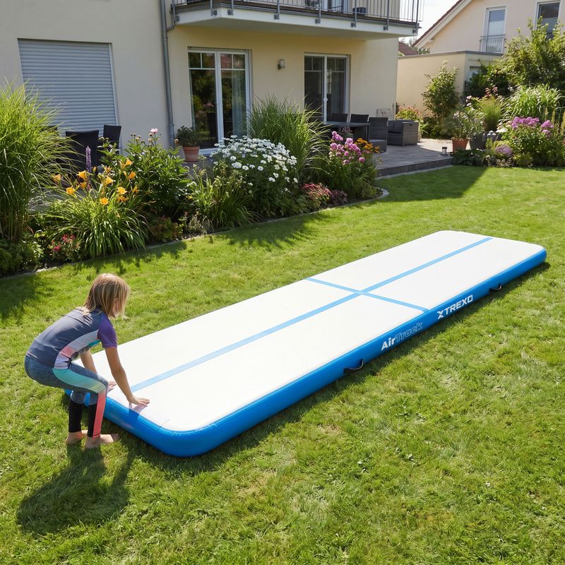 Percorso ginnico XTREXO 400 x 10 cm bianco 12