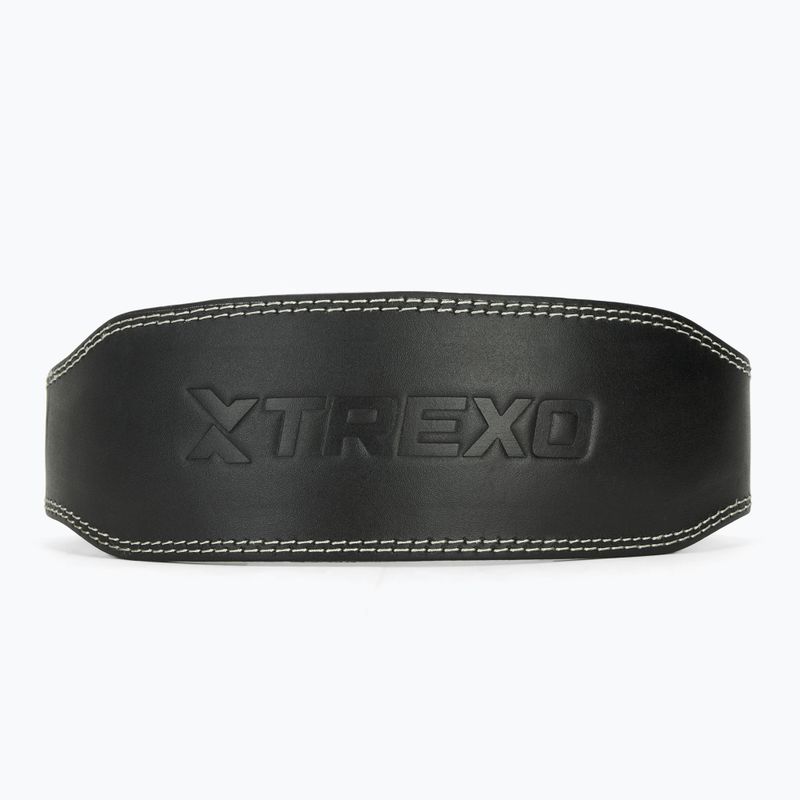 Cintura per sollevamento pesi XTREXO GymRat in pelle black 4