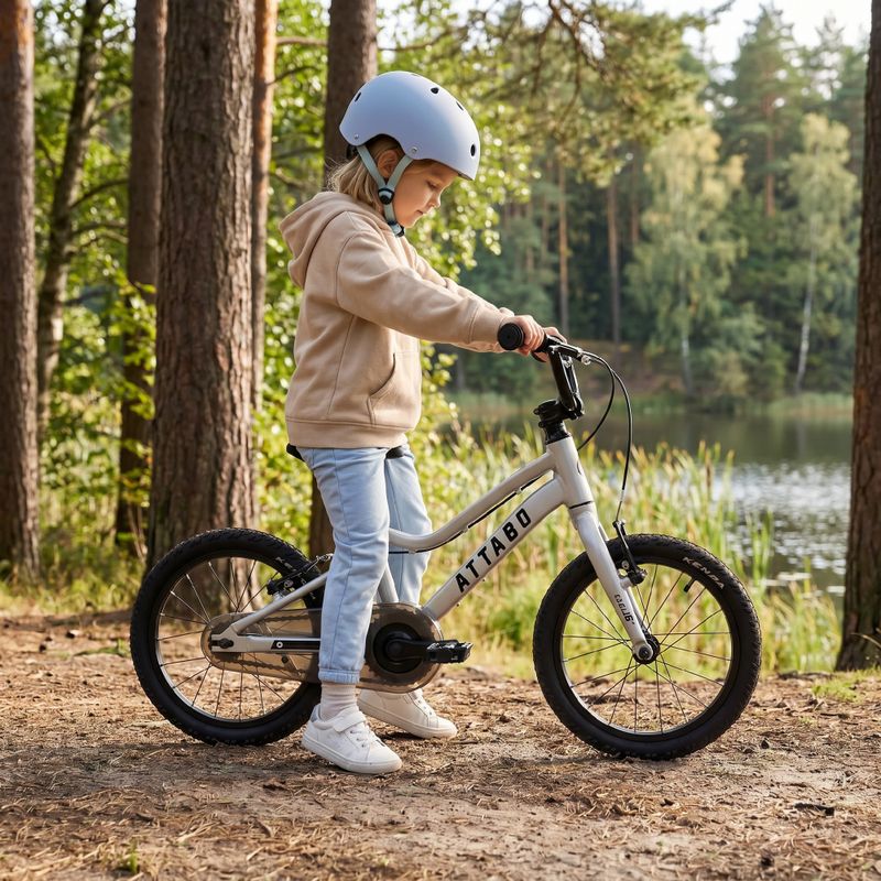 Bicicletta per bambini ATTABO EASE 16" 7,3 kg silver 7