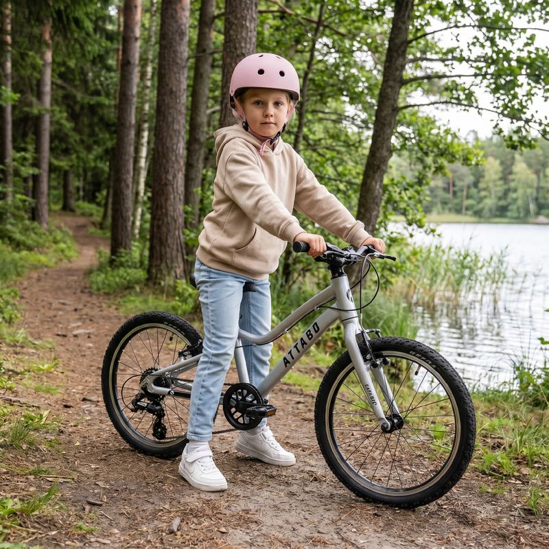 Bicicletta per bambini ATTABO EASE 20" 9,1 kg silver 3