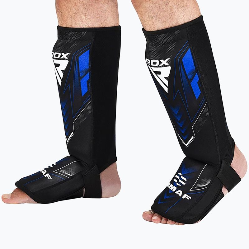 Parastinchi e protezioni per il collo del piede RDX IMMAF Approved Neoprene Shin Instep blue 6