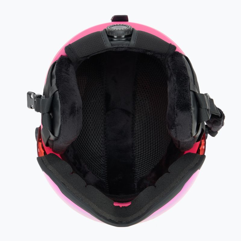 Casco da sci per bambini ATTABO Avens 2.0 Jr Visor pink 7