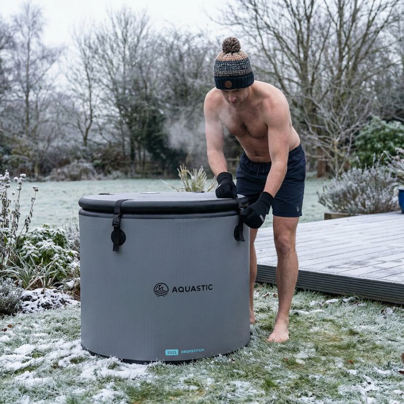 Vasca per immersione fredda AQUASTIC BrrFree 382 l dropstitch gray 6