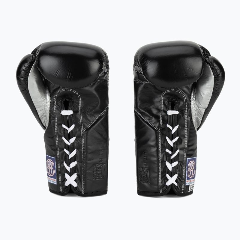 Guantoni da boxe Cleto Reyes Thumb in Cow Leather black/silver 3