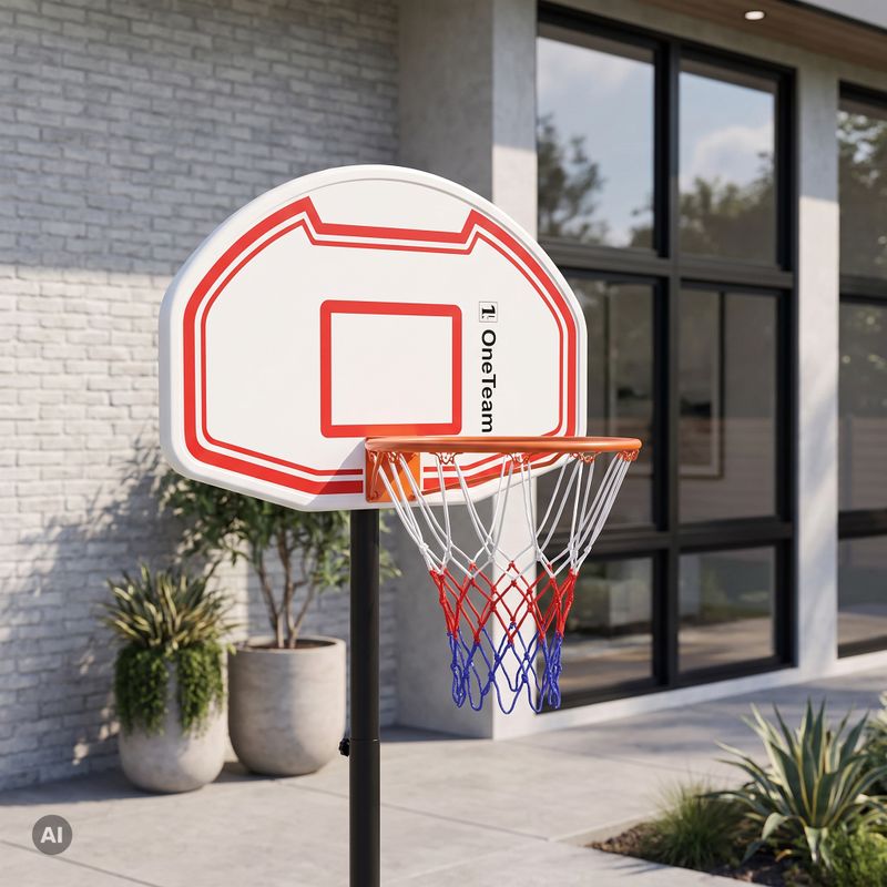 Canestro da basket per bambini OneTeam K01 with a black ball 3