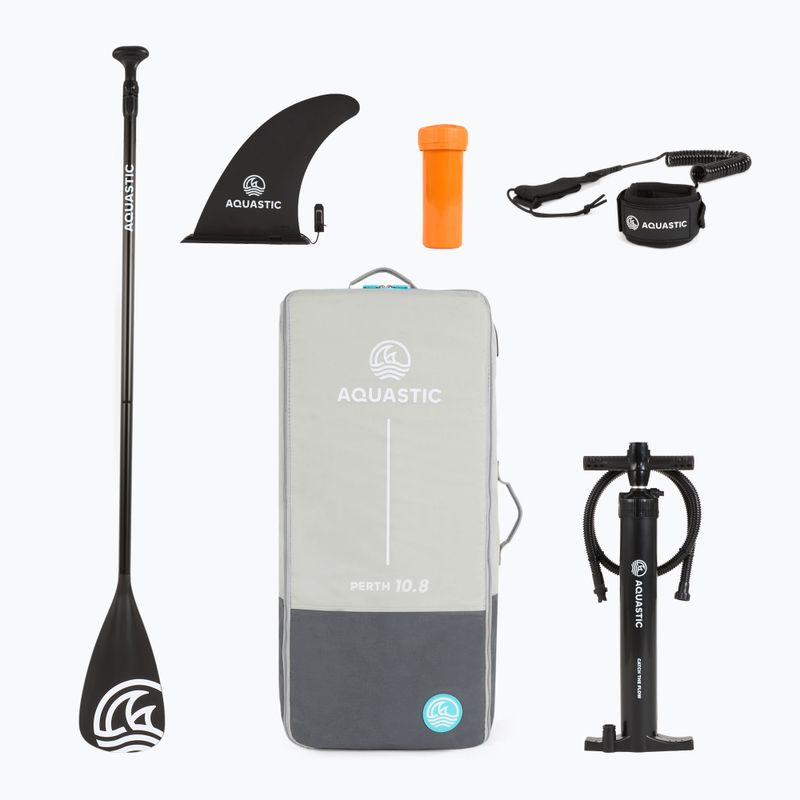 Set tavola SUP gonfiabile AQUASTIC Perth 10'8" allround green 17