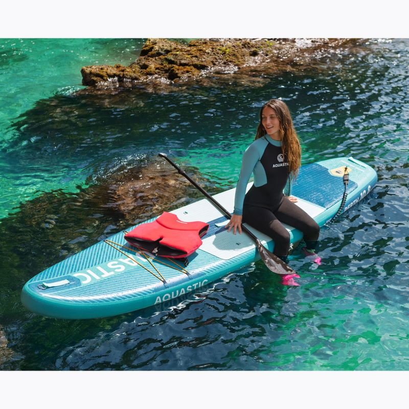 Set tavola SUP gonfiabile AQUASTIC Perth 10'8" allround green 19