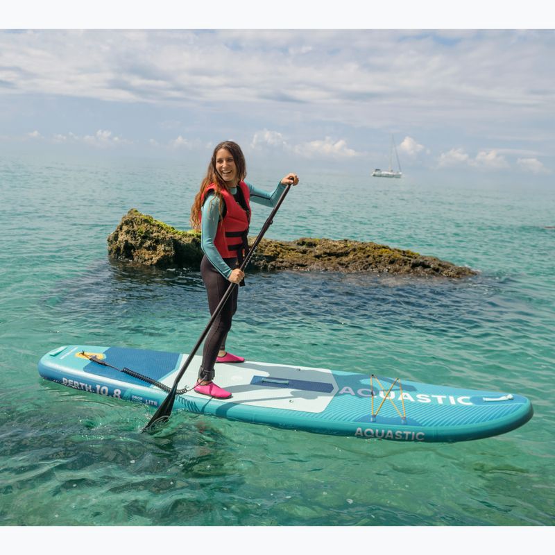 Set tavola SUP gonfiabile AQUASTIC Perth 10'8" allround green 21