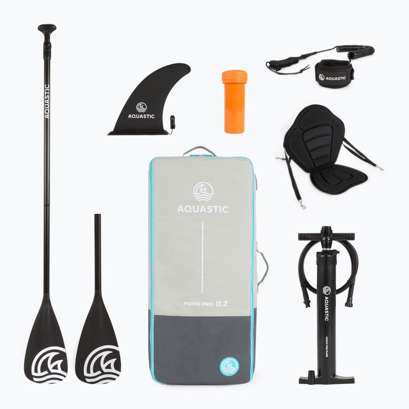 Set tavola SUP gonfiabile AQUASTIC Perth Pro 11'2" all-round blue 20