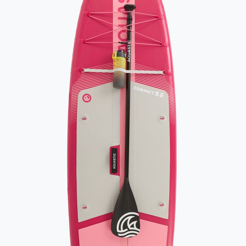 Set tavola SUP gonfiabile AQUASTIC Compact 9'6" pink 10