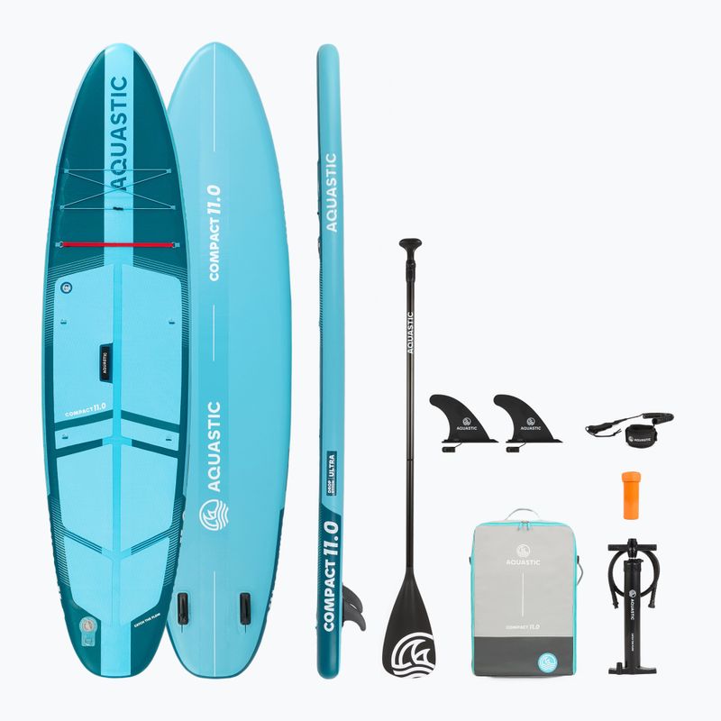 Set tavola SUP gonfiabile Compact 11'0" blu