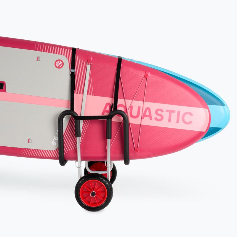 Carrello per 2 tavole SUP AQUASTIC AQS-B5I015-NC argento 6