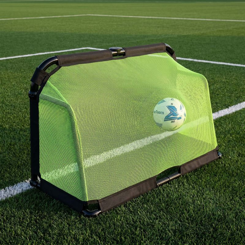Porta da calcio OneTeam SWIFTGOAL 150 x 90 cm foldable black/green 5