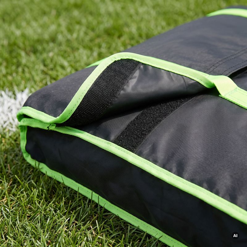 Borsa per il trasporto della porta OneTeam Swiftgoal 120 x 70 cm black/green 6