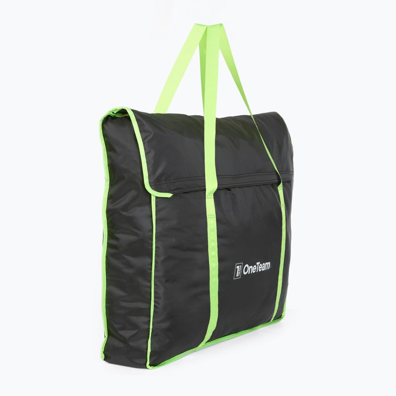 Borsa per il trasporto della porta OneTeam Swiftgoal 150 x 90 cm nero/verde 2