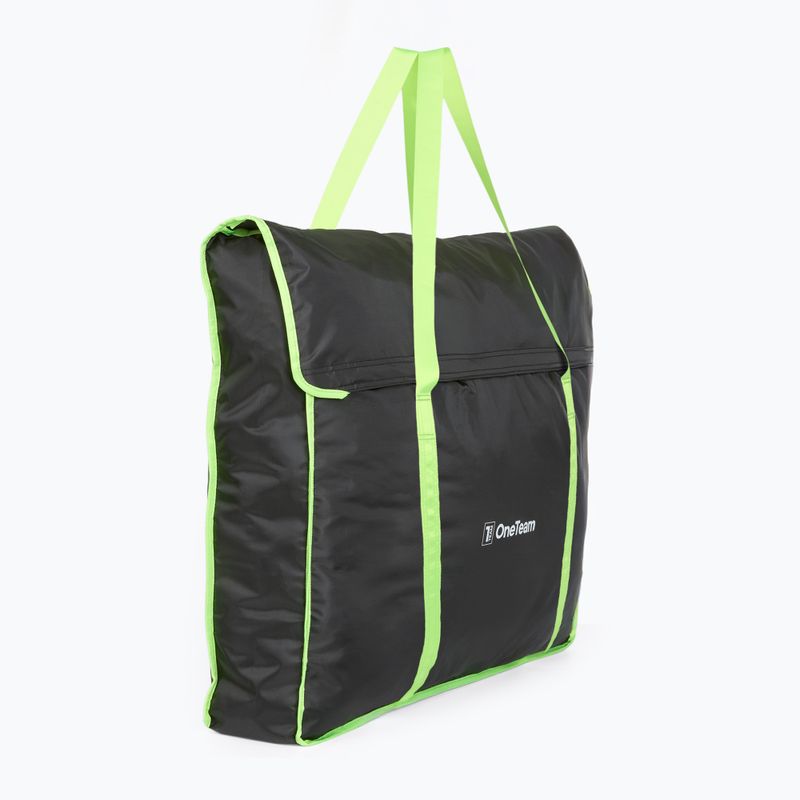 Borsa per il trasporto della porta OneTeam Swiftgoal 180 x 120 cm nero/verde 2
