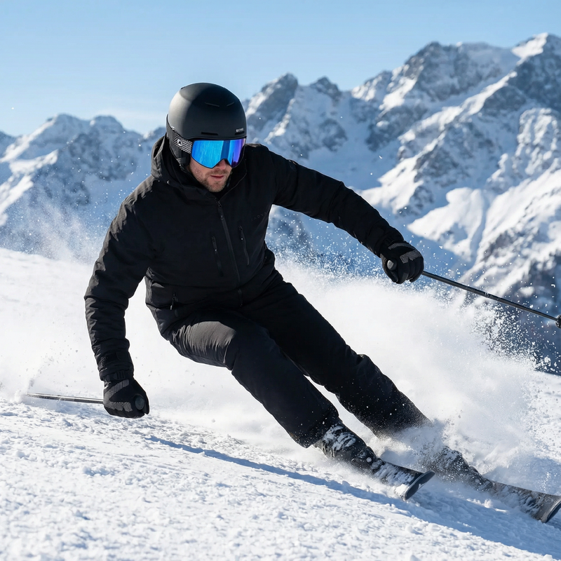 Maschera da sci ATTABO Kinik black 5