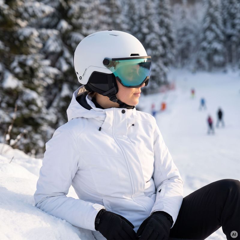 Casco da sci ATTABO Avens 2.0 Visor white 6