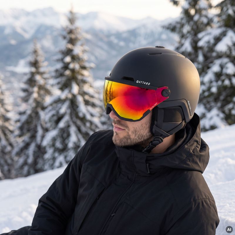 Casco da sci ATTABO Avens 2.0 Visor black 6