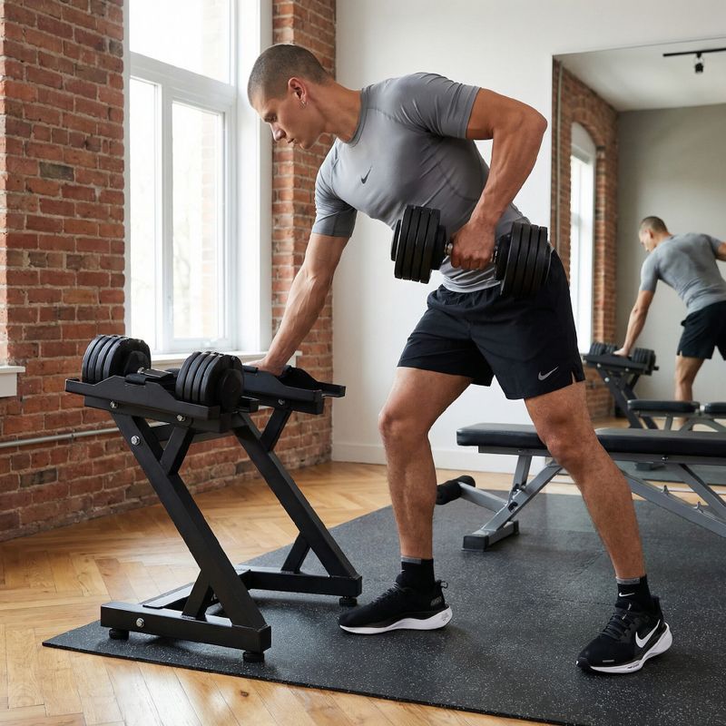 Supporto per manubri regolabili XTREXO black 5