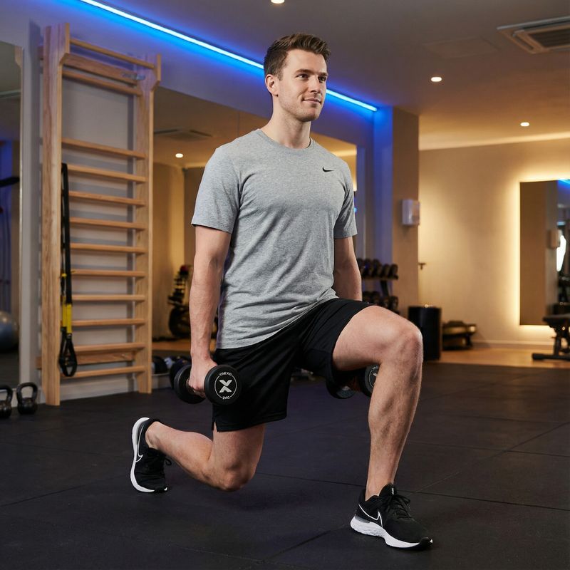 Manubrio in ghisa rivestito in gomma XTREXO Pro 2 kg black 5