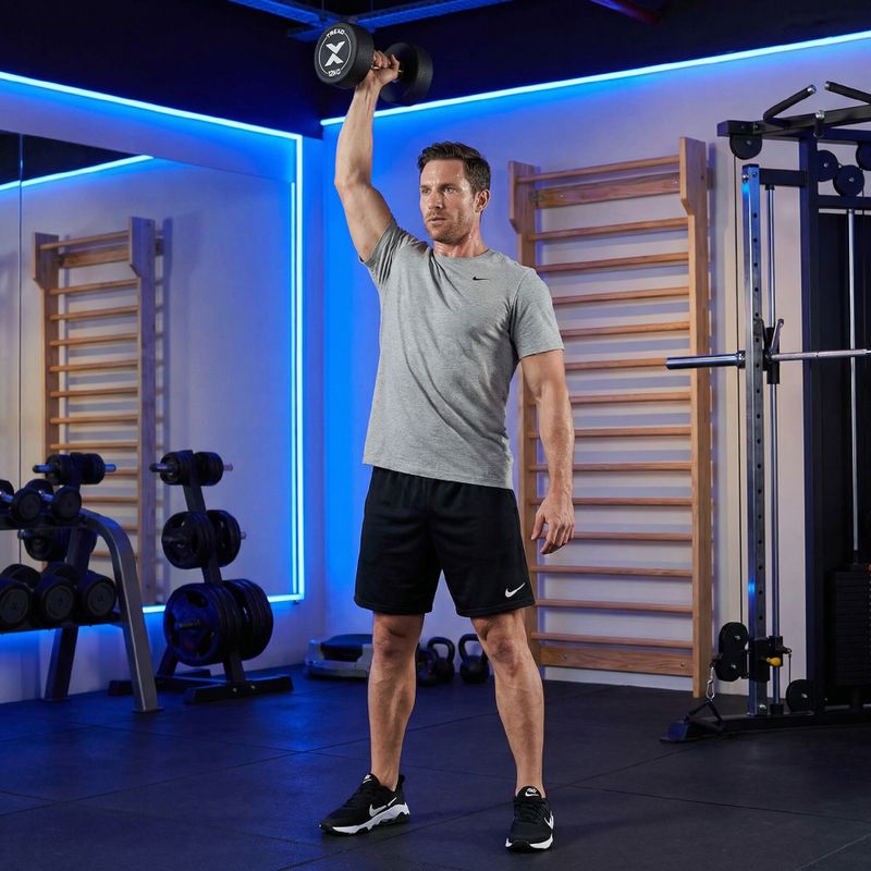 Manubrio in ghisa rivestito in gomma XTREXO Pro 12 kg black 6