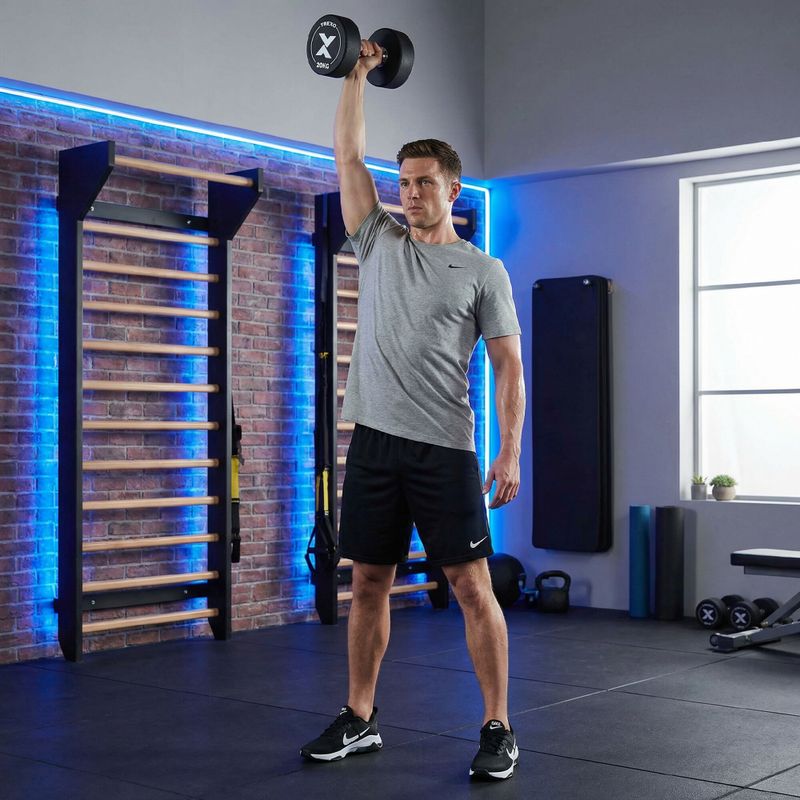 Manubrio in ghisa rivestito in gomma XTREXO Pro 20 kg black 6