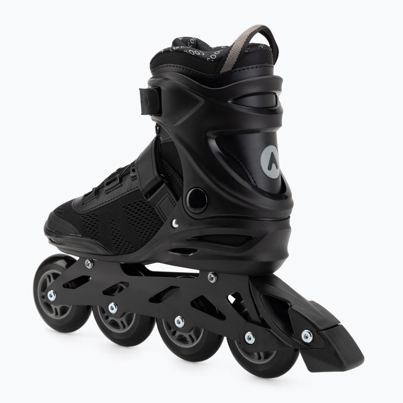 Pattini in linea da uomo ATTABO OneFoot Fitgo system black 7