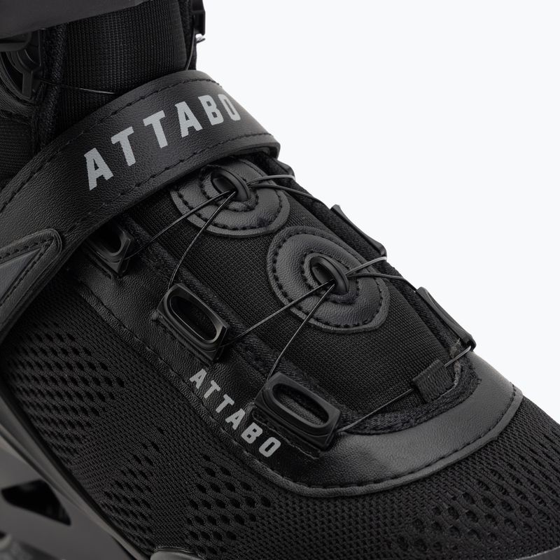 Pattini in linea da uomo ATTABO OneFoot Fitgo system black 12