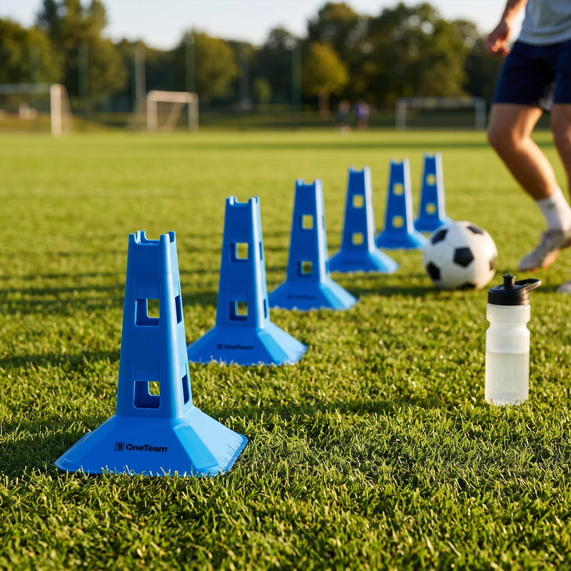 Palo da allenamento OneTeam TRFTB03 MD6 6 pezzi blu 3