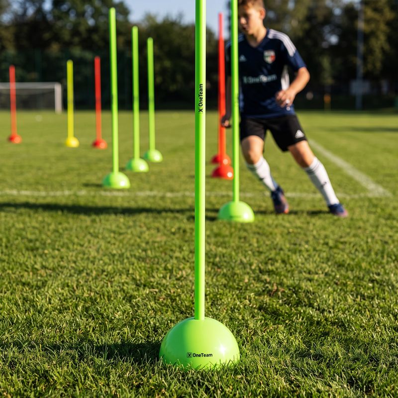 Asta da allenamento OneTeam TRF09 10 x 100 cm green 2