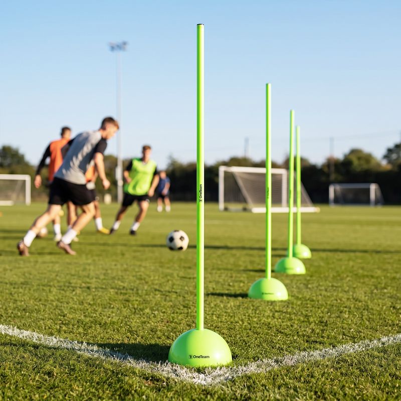 Asta da allenamento OneTeam TRF09 10 x 100 cm green 3
