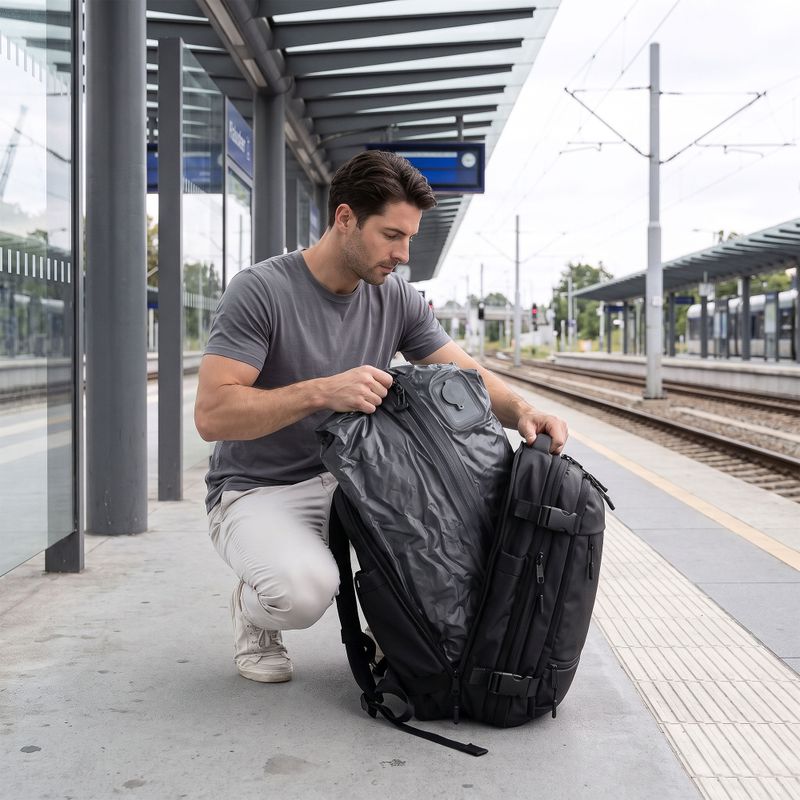 Zaino sottovuoto KADVA ARTravel 30 l nero 2