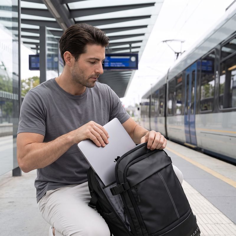 Zaino sottovuoto KADVA ARTravel 30 l nero 4